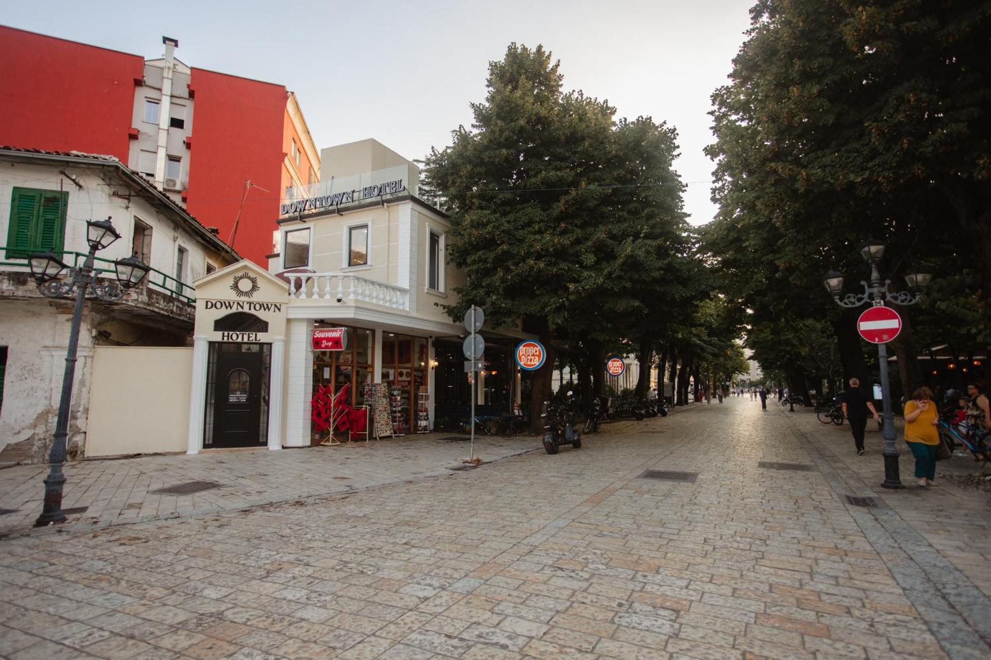Downtown Hotel Shkodër Exterior foto